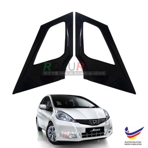 Honda Fit Jazz (2nd Gen) 2007-2013 Aerodynamic Front Triangle Side Window Mirror Cover (J's JS Racing Design)